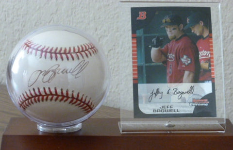 Jeff Bagwell signed baseball wi