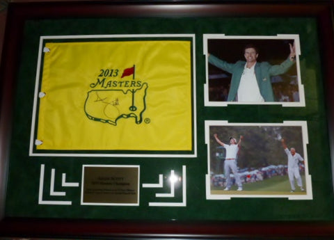 158f a scott signed flag