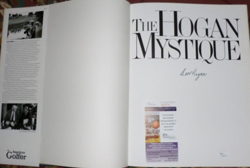 163f b hogan signed book