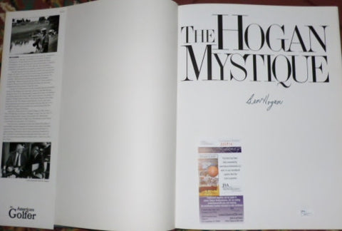 163f b hogan signed book