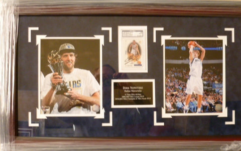 d nowitzki framed jersey