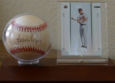 Javy Lopez signed baseball with
