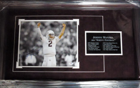 j manziel signed 11x14 photo