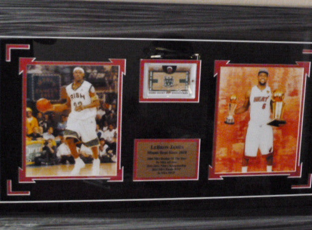 Lebron James signed card 2- pos