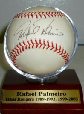 167f palmeiro auto baseball