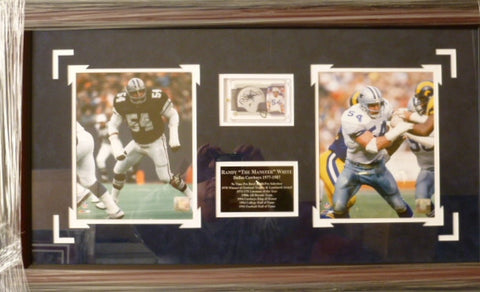 Randy White signed card 2-pose