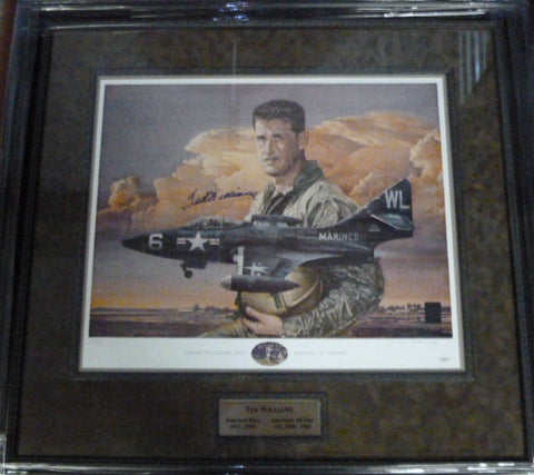 t williams signed lithograph